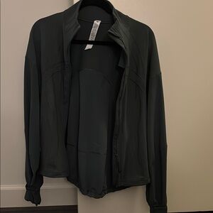 Dark Green Zip-Up Jacket